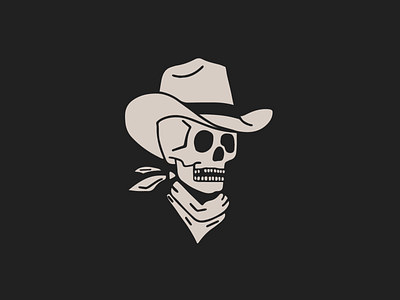 "Yeehalloween" branding cowboy design halloween illustration logo skull