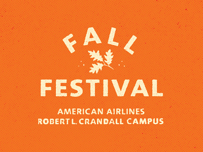 American Airlines Fall Festival Logo Design american airlines branding design fall illustration logo