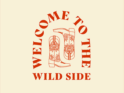 Wild Side Logo branding cowboy design illustration logo vector