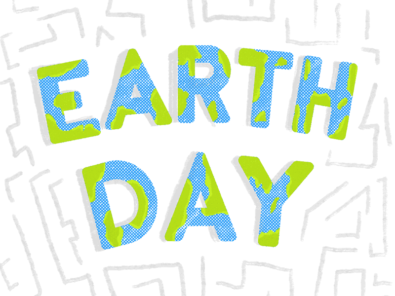 Earth Day animals earth earthday gif kids nature planet type typeography world world. young