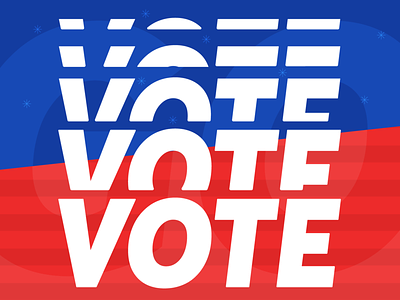Vote america blue election gov midterms politics red type typography usa vote white