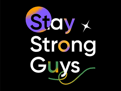 YOU - Stay strong guys