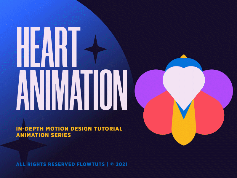 Animated Heart  🤍💙💛❤️💜