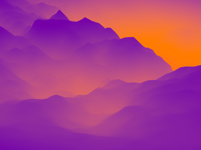 Mountains by Flowtuts on Dribbble