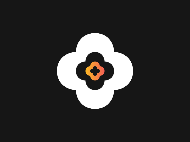 CN ID Experiment Re-Brand -Flower- 2d animated animation cartoon channel design flowtuts gif illustration loop motion network
