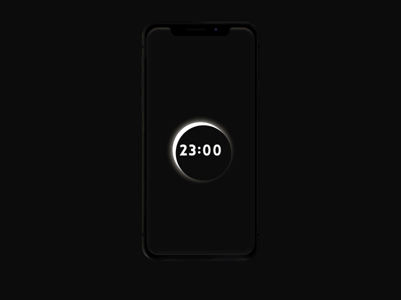 Iphone X Lock Screen Clock
