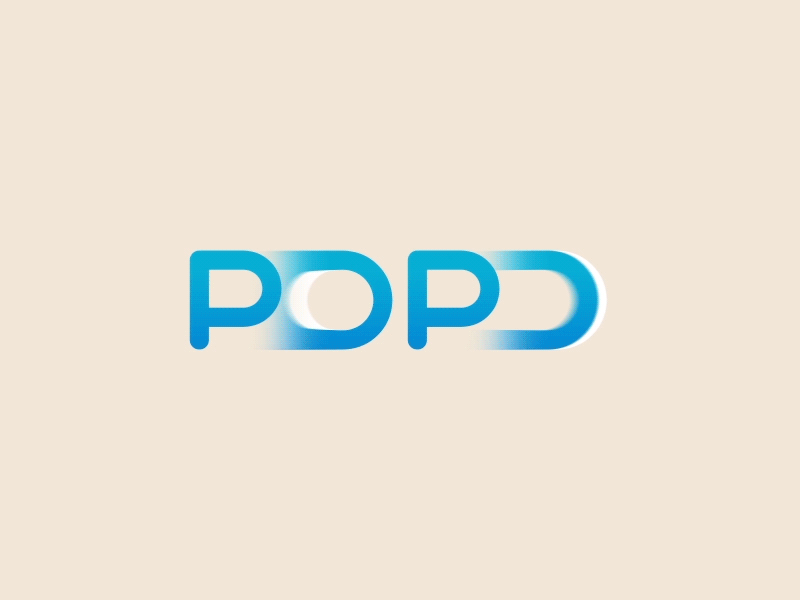 Popo ae after effects animation branding design glitch logo motion motion graphics popo system transitions
