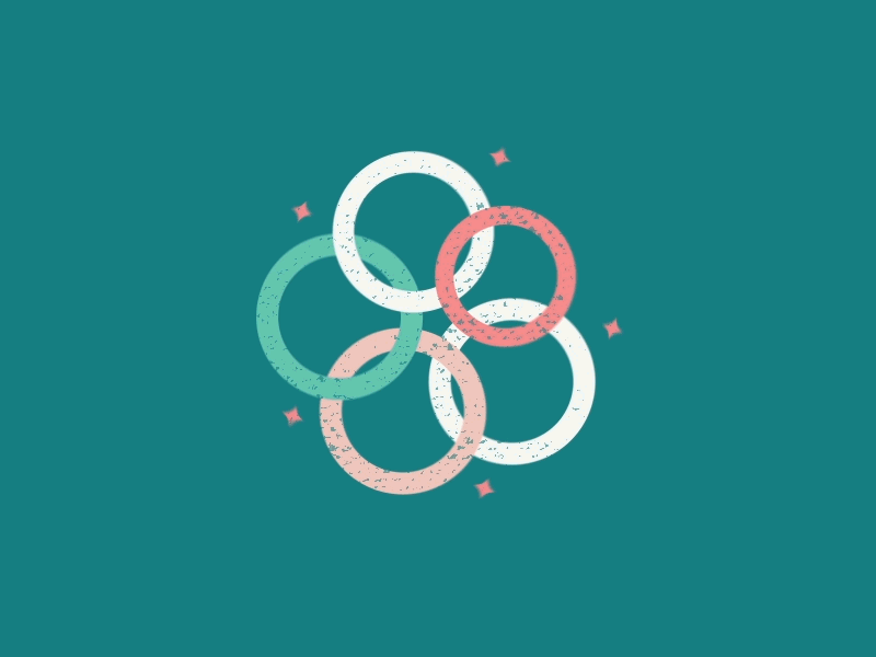 five golden rings 2018 ae after animation circles design effects frame illustration motion olympics rings
