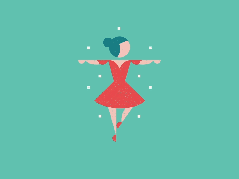 nine ladies dancing 2018 ae after animation character dancer design effects illustration illustrator lady motion