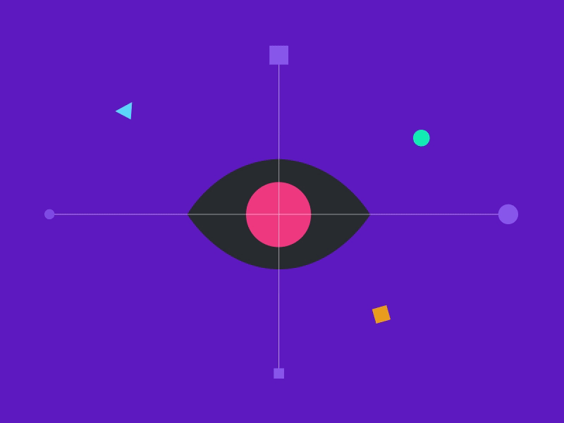 👁 ae aftereffects animation branding clean design eye geometric illustration minimal positioning process