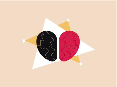 ♡ Heart ♡ after affects colors cœur doodle dribbble heart heart icon illustration like motion graphics shapes stars