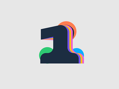1 - ONE 1 one 36 days 36days 1 36days adobe 36daysoftype 36daysoftype06 after affects contest design flowtuts illustration one