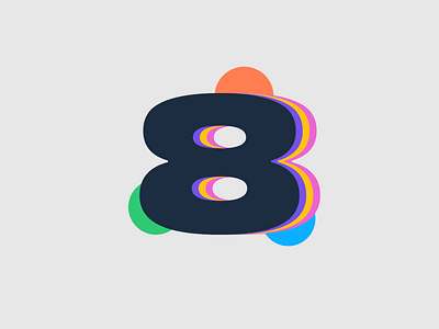 8 - EIGHT 36 days 36days 8 36days adobe 36daysoftype 36daysoftype06 8 8 eight after affects contest design flowtuts illustration