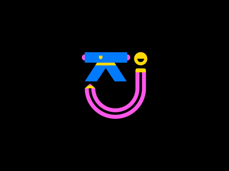 Jkane Logo - Animated animation branding colour cute design fun icon idenity illustraion logo rebrand smile