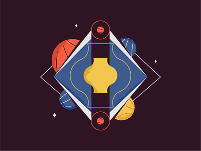 ♡ Existence ♡ animation design dribble existence geometric illustration illustrations lines shapes texture textures vector