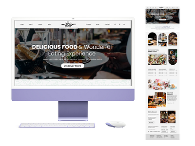 Restaurant website- UXUI Web Designing