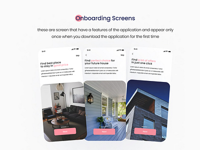 on boarding screen - mobile app designing