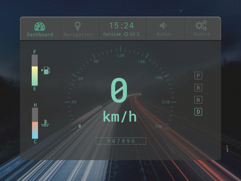 Daily UI #034: Car Interface
