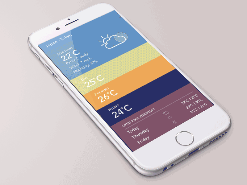 Daily UI #037: Weather app daily ui daily ui 037 ui ux weather weather app