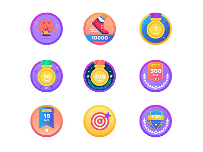 Gamification Badges badges challenges gamification gaming mobile ranking ranks social ui web