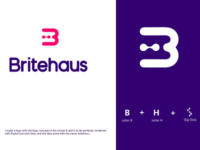 Britehaus Minimalist Logo Design