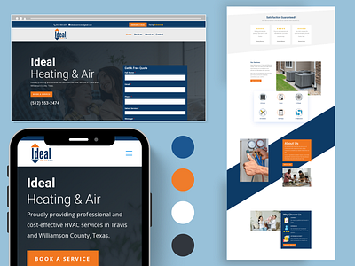 HVAC Company Website Design