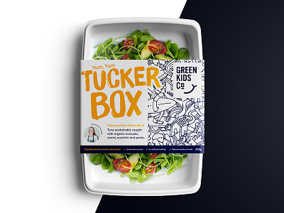 Eco packaging concept branding illustration kids packaging