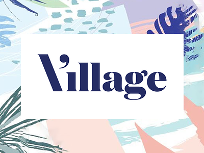 Rejected Village branding branding clean identity illustration logo typography