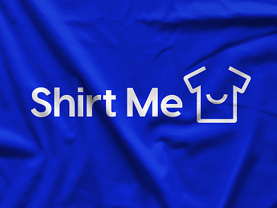 Shirt Me Logo branding clean fun identity logo smile tshirt typography vibrant