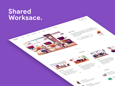 Shared Work Space Provider Website