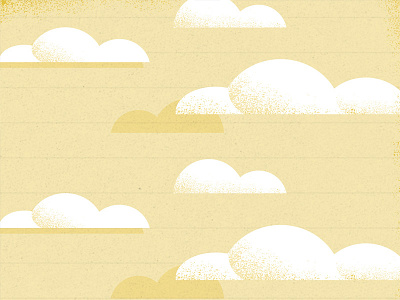 Pattern Play announcement baby clouds illustration pattern print sky