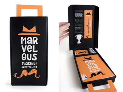 The Marvelous Mischief Kit convention kit minimal mischief print villains