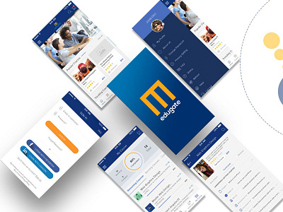 Edugate Mobile App education mobile app interaction designer ios app uiux