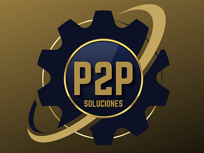 P2P- LOGO PERSONAL. animation branding graphic design logo