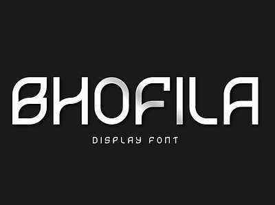Bhofila Font Display branding design display font display fonts graphic design logo lowercase sans serif sans serif typeface type typography uppercase