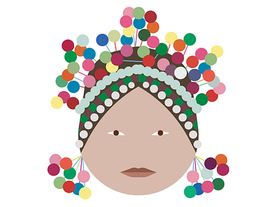Hani asia book color culture digital illustration editorial ethnicity face illustration illustrator