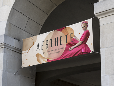 Aesthete: Queens Fashion Week – Event Banner