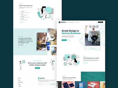 8020 Graphics - Homepage UI graphic design homepage ui ui ux ui design ui designer ui designs web design website