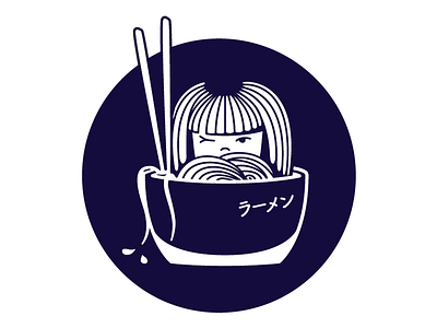 Ramen and other things branding character design illustration logo