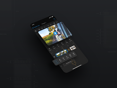 Video Shot app editor video interface design ios isometria mobile app ui ux video video app