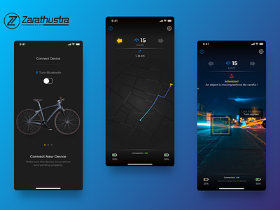 Bike App app bike app bike kit design icon interface ios remote uidesign user ux