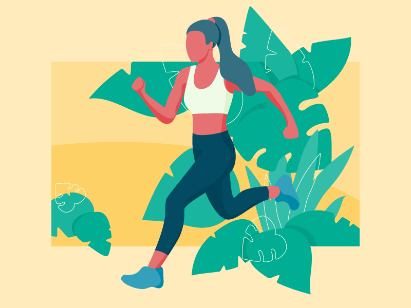 Morning Jogging by Kvi Kvi for KPD Media on Dribbble