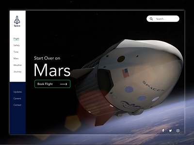 Space Website Theme