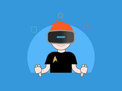 VR Avatar avatar avatardesign branding design graphic graphicdesign graphics icons illustration logo virtualreality