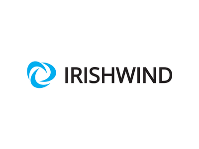 Irish Wind Logo bootstrap ireland logo logo design mobile renewable energy responsive design ui design web design website wind energy wind power