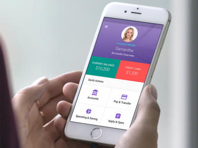 Mobile Banking App app banking banking app finance financial app iphone mobile design phone app ui ui design user interface ux design
