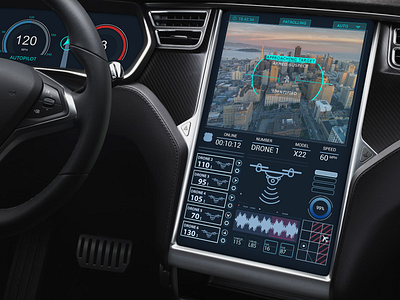 Police Drone UI