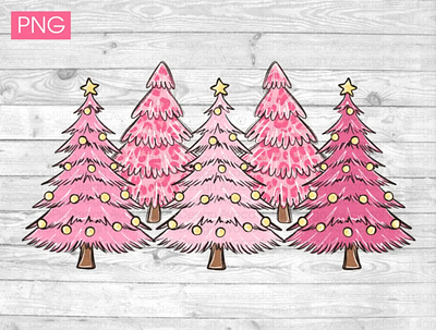 Pink Christmas PNG files for sublimation app branding design graphic design illustration logo typography ui ux vector