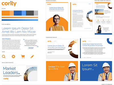 Cority Style Board and Web Design