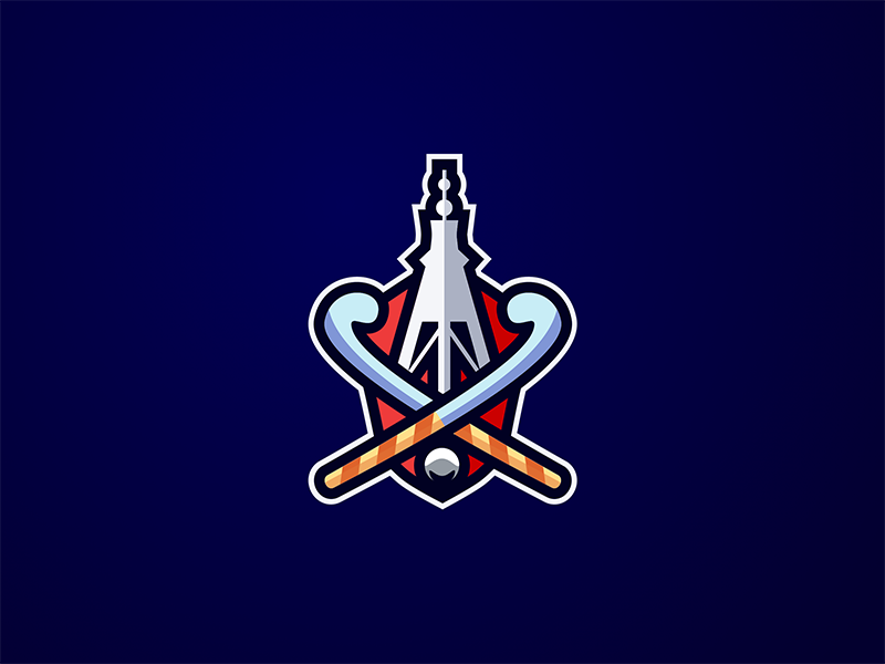 Cuxhaven Hockey sports team coat of arms hockey stick field hockey team sports cuxhaven logo hockey